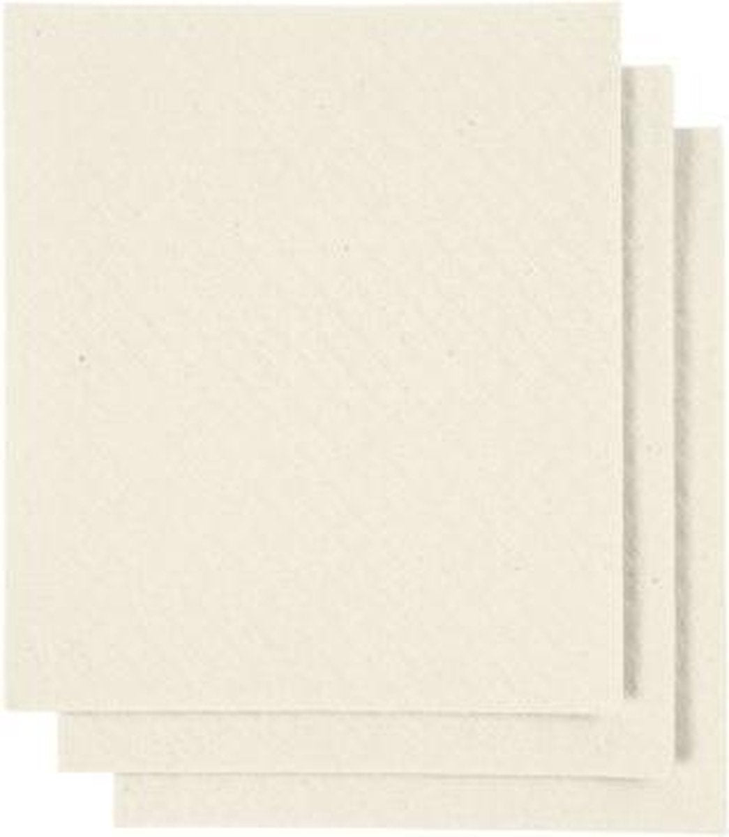 Société créative https: www.ccobby.nl tissu-éponge-taille-17x19-5-cm-off-white-3-piece-1-box