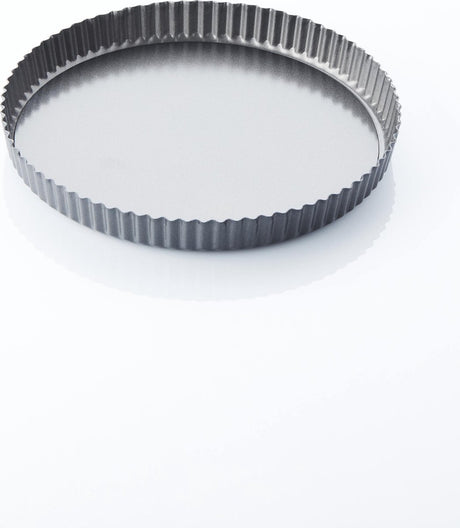 Moule à tarte/quiche point-virgule - revêtement antiadhésif - fond amovible - ø 30cm
