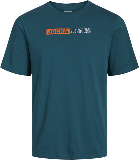 T-shirt pour hommes Jack Jones Jack Jones Plus Jjecorp Logo Tee Play SS O-N Noos Pls - Deep Teal Play 5