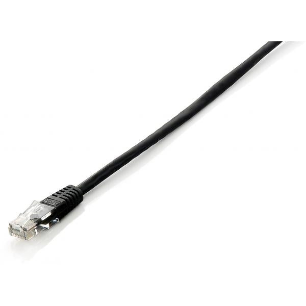 Equip 625457 câble patch, utp cat6 26awg 250mhz, 0,5m, noir