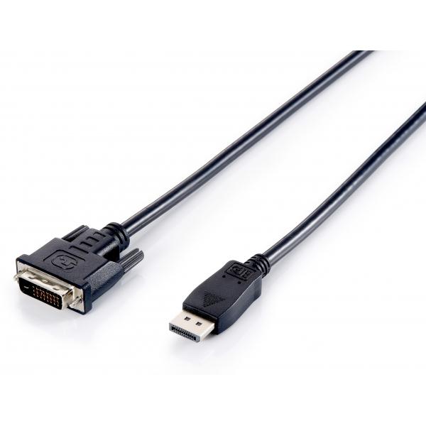 Equip 119336 displayport vers câble vidéo double liaison dvi-d, m m, 2 m, noir