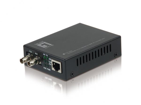 LevelOne LevelOne FVT-2002 RJ45 do ST FAST Ethernet Media Converter, 100Base-FX MMF ST Multi, 2km