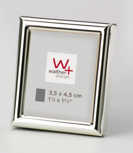 Walther design chloé - cadre photo - format photo 3,5 x 4,5 cm - argent