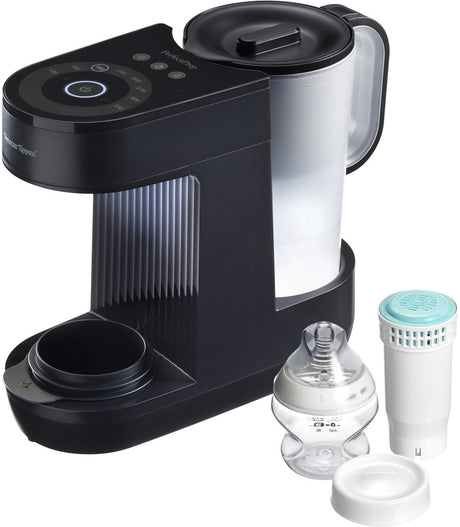 Appareil de préparation parfaite Tommee tippee - fabricant de biberons pour l'alimentation au biberon - filtre à eau antibactérien - support d'application