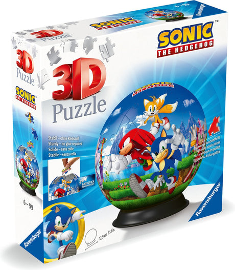 Ravensburger Puzzle Ball 3D Le Hérisson, 72 pièces.