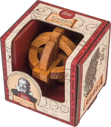 Professeur puzzle jeu de réflexion en bois grands esprits puzzle globe Galileo.