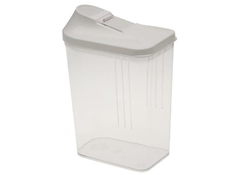 Keeper shaker 1l 11x6,5x19cm blanc transparent