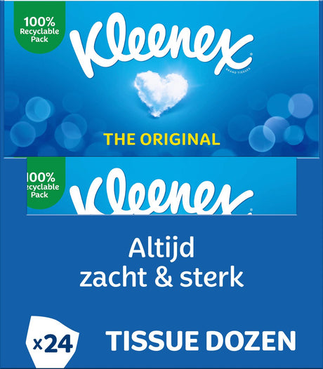 Mouchoirs Kleenex - l'original - pack économique - 24 x 72 pièces = 1728 mouchoirs