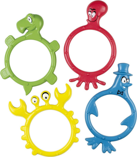 Anneaux de plongée Beco - lot de 4 pièces