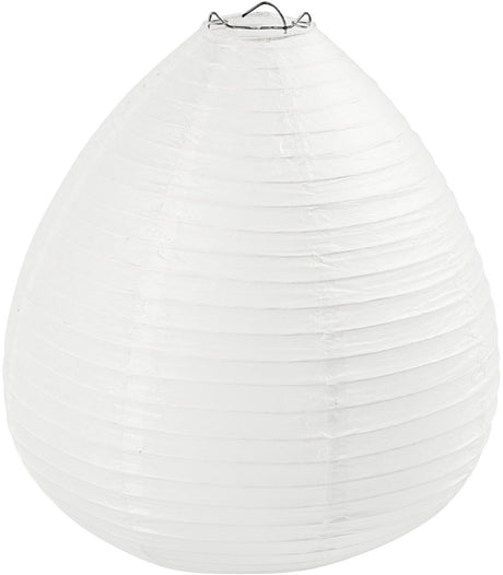 Creativ company lampe en papier de riz goutte blanche, 27cm