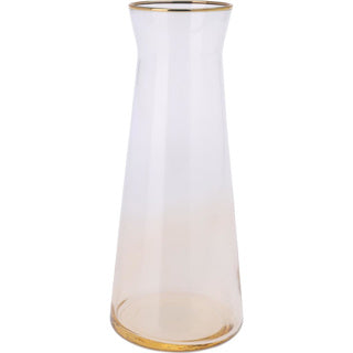 Carafe à décanter verre 1145 ml or | 6 pièces
