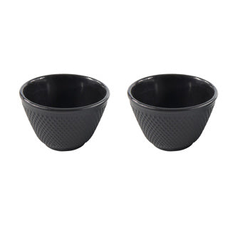 Tasses à thé No Brand 2 pièces en fonte en forme de V 100 ml | 2 pièces