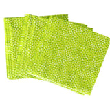 Serviettes Duni pois ludiques kiwi 33x33 cm | 4 pièces