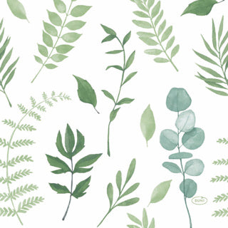 Serviettes Duni verdure 33x33 cm | 12 pièces