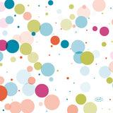 Serviettes Duni bulles festives multi 33x33 cm | 12 pièces