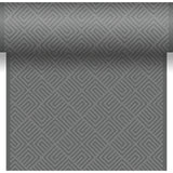 Nappe Duni 3 en 1 mosaïque gris granit 40x480 cm