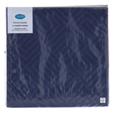 Serviettes Duni mosaïque bleu foncé 40x40 cm | 12 pièces