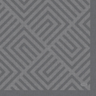 Serviettes Duni mosaïque granit gris 33x33 cm | 12 pièces