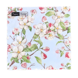 Serviettes Duni arbre de printemps 33x33 cm | 12 pièces