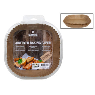 Ustensiles de cuisine papier sulfurisé pour friteuse à air 20cm 50 pièces
