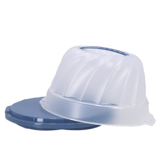 Rotho gugelhupf boîte à gâteaux frais turban horizon bleu transparent