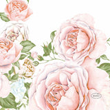 Serviettes Duni gloire rose 24x24 cm | 12 pièces