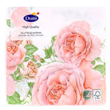 Serviettes Duni gloire rose 24x24 cm | 12 pièces