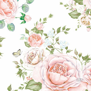 Serviettes Duni gloire rose 33x33 cm | 12 pièces
