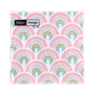 Serviettes Duni spectre doux 24x24 cm | 12 pièces