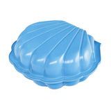 Jouets paradiso Boîte à sable avec coquille de couvercle 87 x 78 x 18 cm bleu