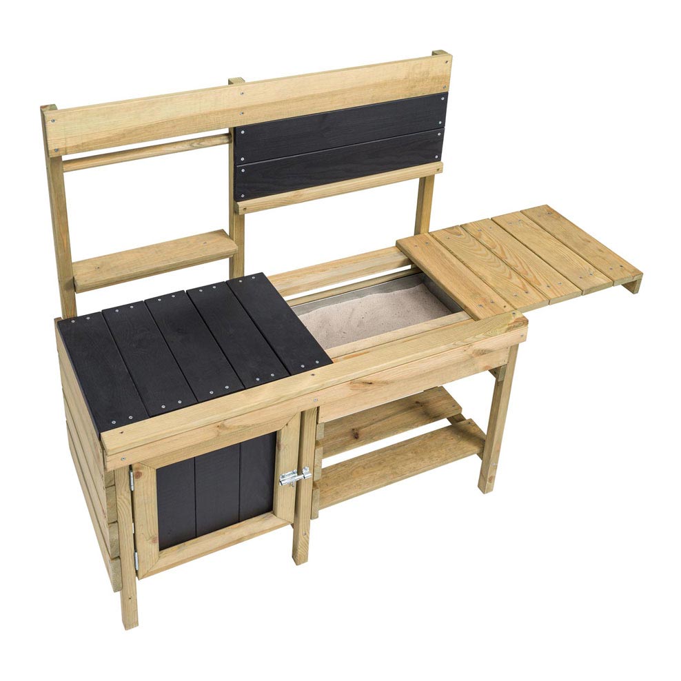 Cuisine de jeu en bois oscillant pour l'extérieur