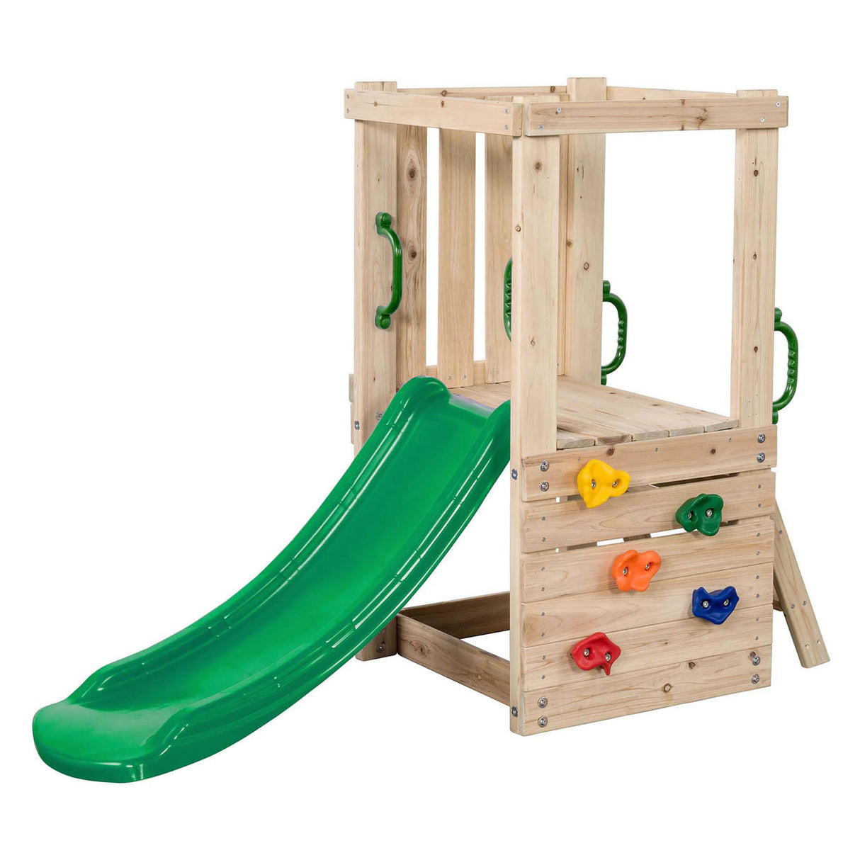 Swingking Mari Small Playground con scivolo per il verde naturale