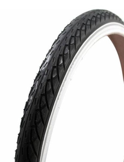Deli pneu pneu extérieur deli 26x1.75 47-559 noir blanc refl