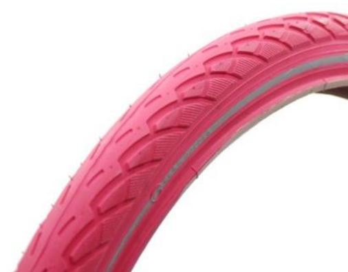 Deli tire voorvorkdeli 24x1.75 47-507 roze reflectie