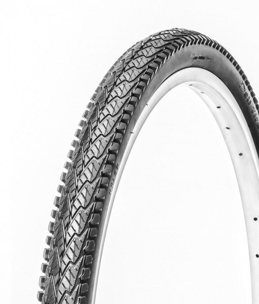 Deli tire voorvorkdeli 24x1.95 50-507 zwart reflectie