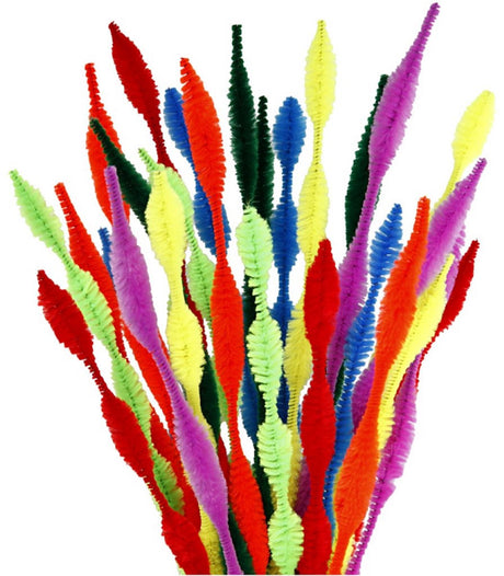Société créative https : www.ccobby.nl chenille-waved-l-30-cm-thickness-5-12-mm-diverse-colours-28-div-1-box