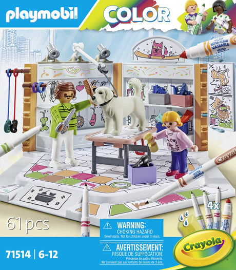 Playmobil Color Dog Salon