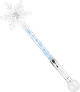 TOI-TOYS Ice Princess Magic Wand Wand Snowflake avec de la lumière