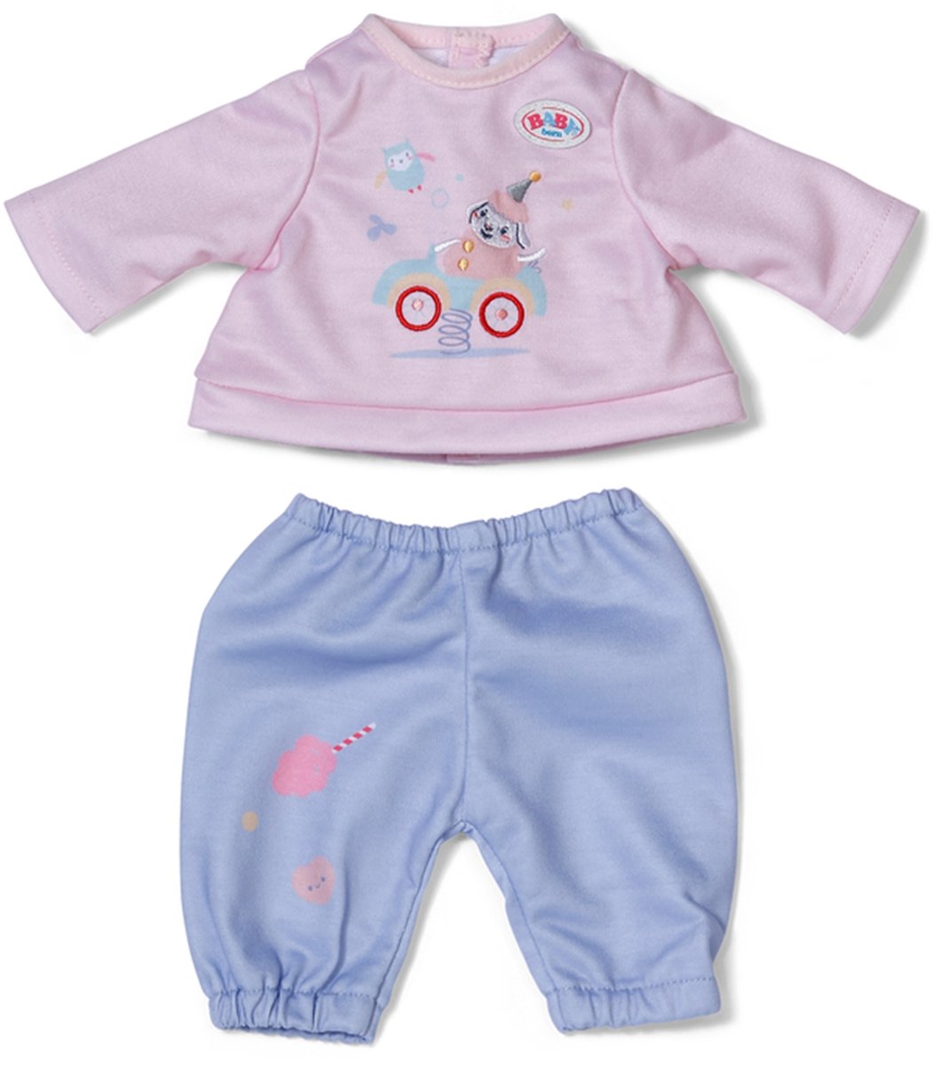 Survêtement baby born rose 36 cm | 2 pièces