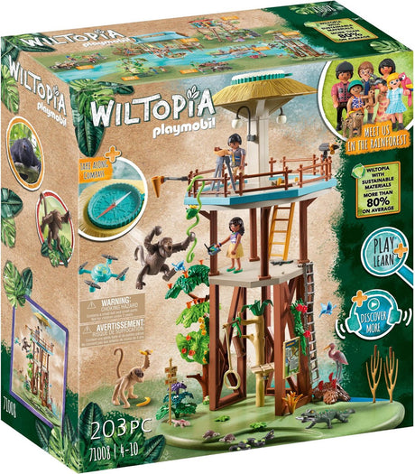Station de recherche Playmobil Wiltopia avec Compass 71008