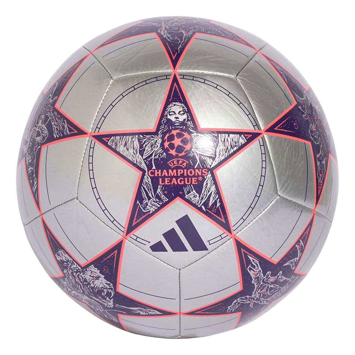 Ballon de football Volare adidas Champions League - argent