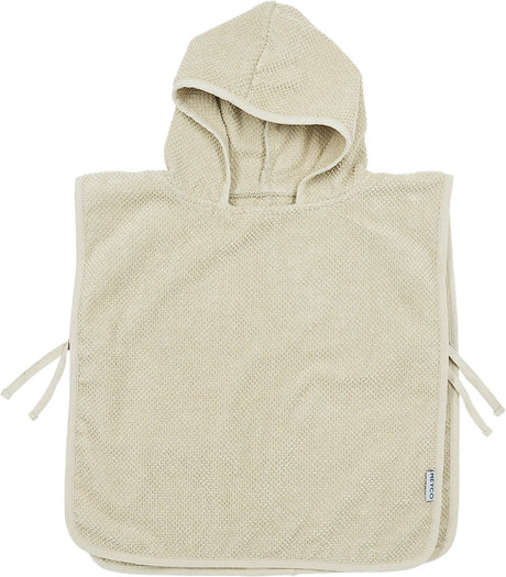 Poncho de bain pop-corn bébé Meyco - sable doux - 1-3 ans