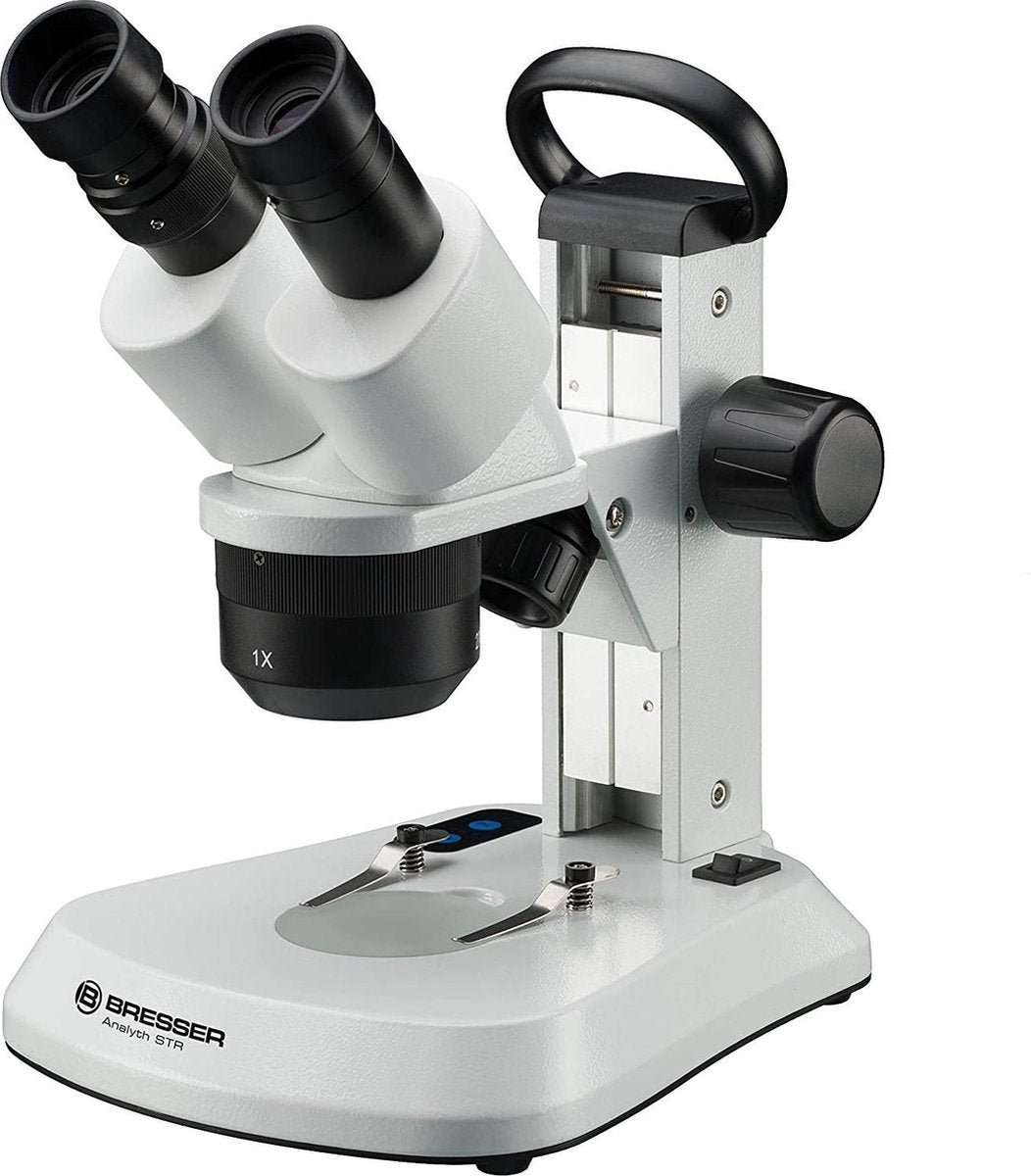 Microscope Bresser - analyseur grossissement 10x à 40x - microscope optique et transparent