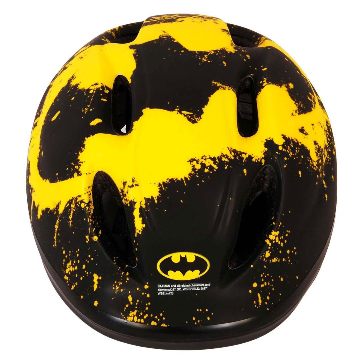 Casque de vélo de patinage Batman Junigoud 52-56 cm Jaune noir