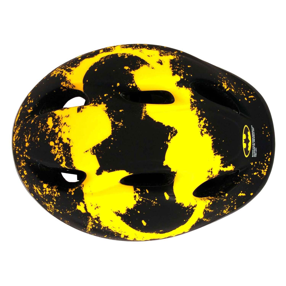 Casque de vélo de patinage Batman Junigoud 52-56 cm Jaune noir