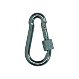 Mack 1008514 - 1 karabijnhaak + borgsl. 4 x 40mm verzinkt | 10 stuks
