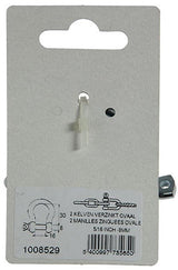 Mack 1008529 - 2 kelven ovaal 8mm verzinkt | 10 stuks