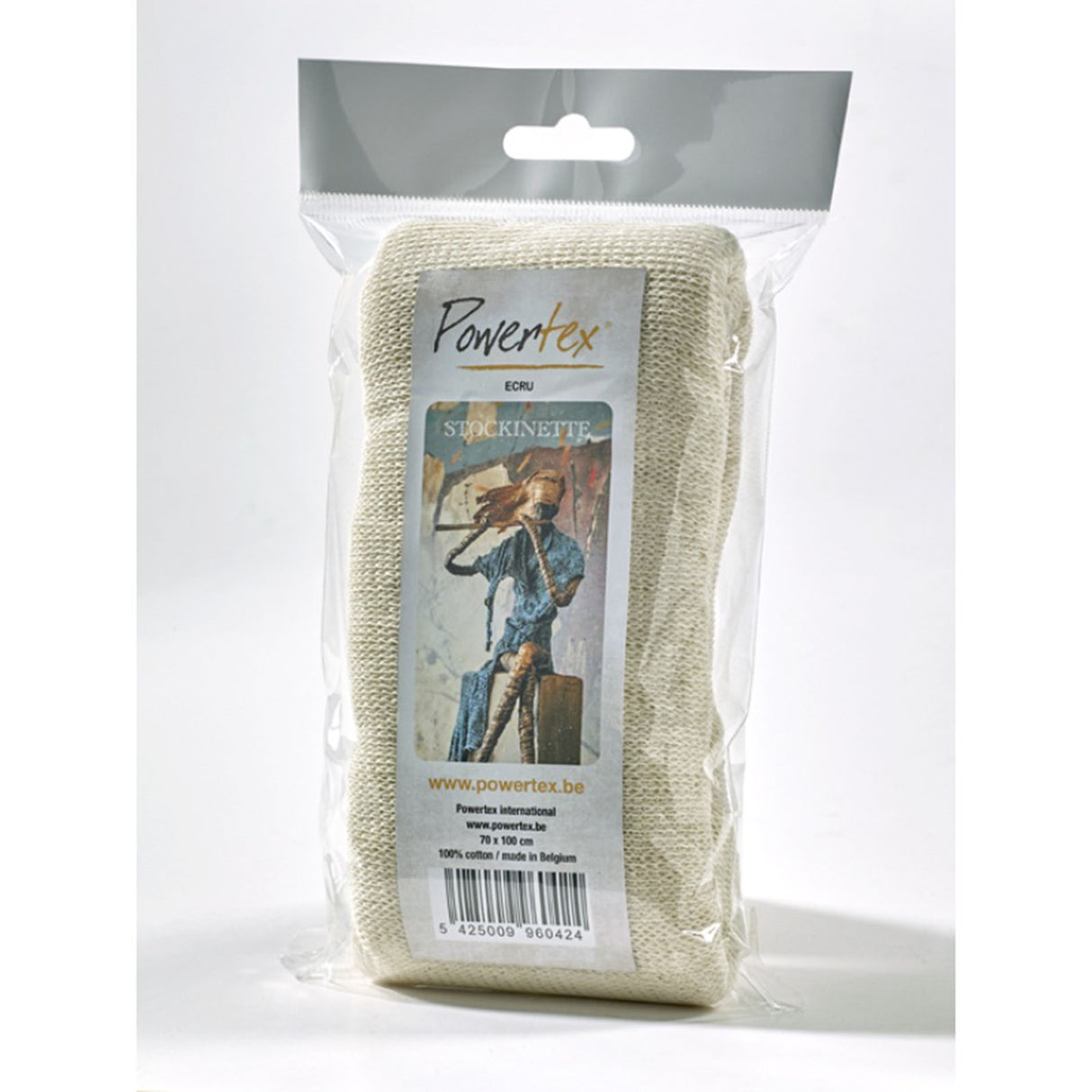 Powertex • stockinette 70x100cm ecru