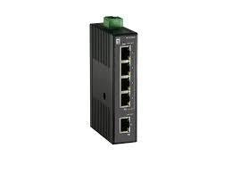 Levelone ies-0500 commutateur non géré Ethernet rapide [5x 10 100mbps rj45, qos, ip30, rail din]