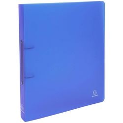 Exacompta 10x Classeur à anneaux chromaline pp avec 2 anneaux de 30 mm - a4 - assortis - 54369e
